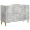 Bufet Betonowy szary 89 x 34,5 x 60 cm Drewno inżynieryjne