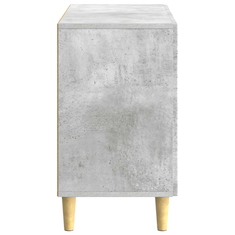 Bufet Betonowy szary 89 x 34,5 x 60 cm Drewno inżynieryjne