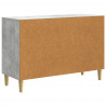 Bufet Betonowy szary 89 x 34,5 x 60 cm Drewno inżynieryjne
