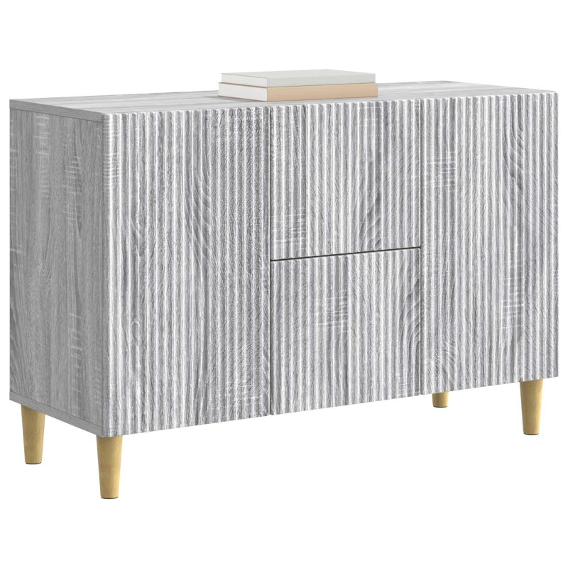 Bufet Szary Sonoma 89 x 34,5 x 60 cm Drewno inżynieryjne