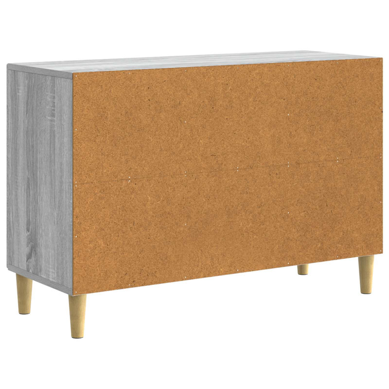 Bufet Szary Sonoma 89 x 34,5 x 60 cm Drewno inżynieryjne