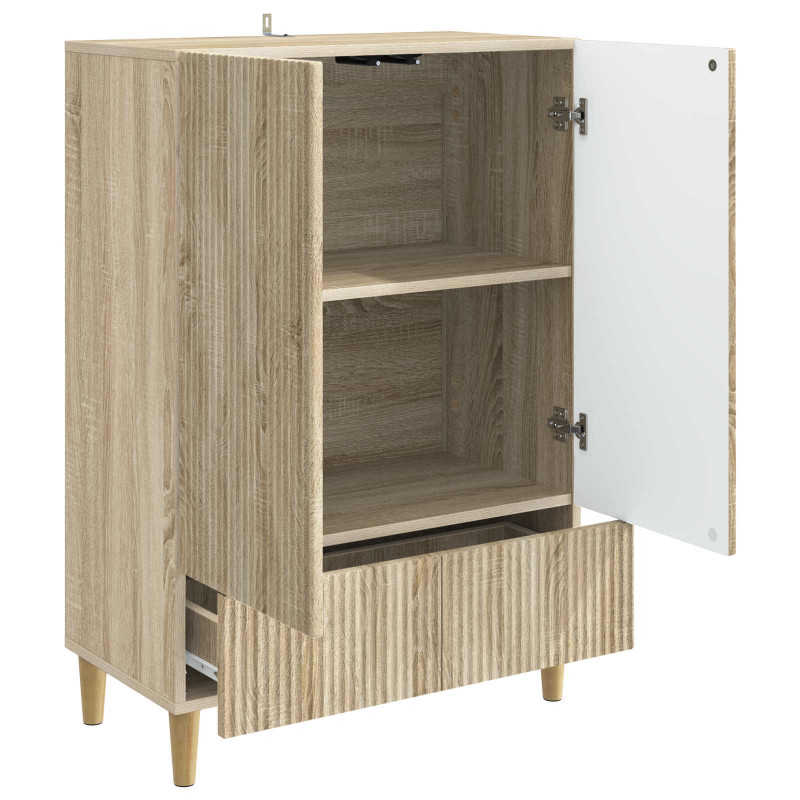 Bufet dąb Sonoma 66 x 34,5 x 95 cm Drewno inżynieryjne