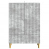 Bufet Betonowy szary 66 x 34,5 x 95 cm Drewno inżynieryjne