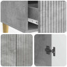Bufet Betonowy szary 66 x 34,5 x 95 cm Drewno inżynieryjne