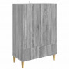 Bufet Szary Sonoma 66 x 34,5 x 95 cm Drewno inżynieryjne