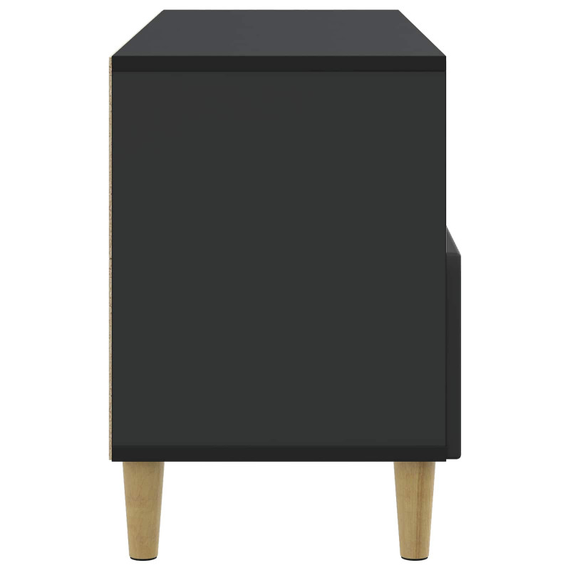 Szafka pod telewizor z szufladą Czarny 102 x 34,5 x 50 cm