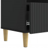 Szafka pod telewizor z szufladą Czarny 102 x 34,5 x 50 cm