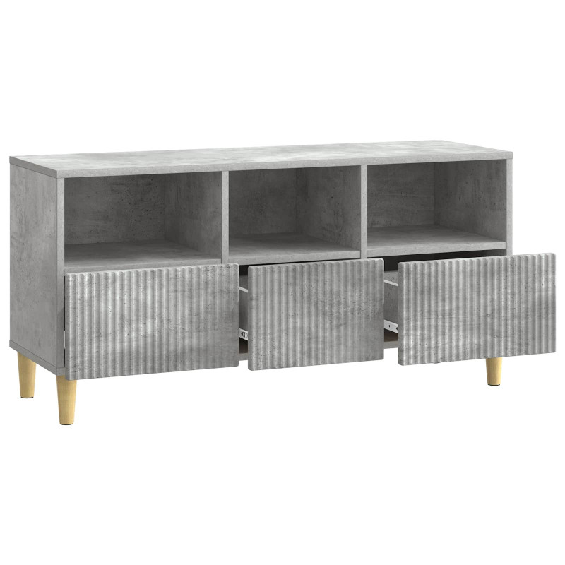 Szafka pod telewizor Betonowy szary 102 x 34,5 x 50 cm