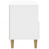 Szafka pod telewizor Biały wysoki połysk 102 x 34,5 x 50 cm