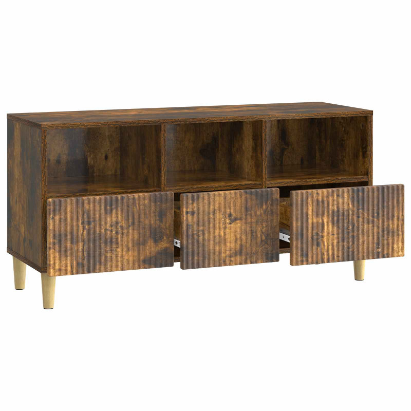 Szafka pod telewizor z szufladą Dąb wędzony 102 x 34,5 x 50 cm