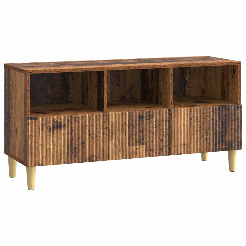 Szafka pod telewizor z szufladą Stare drewno 102 x 34,5 x 50 cm