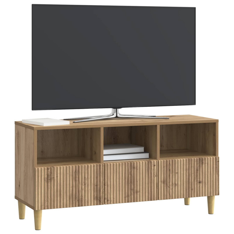 Szafka pod telewizor z szufladą Dąb artisan 102 x 34,5 x 50 cm