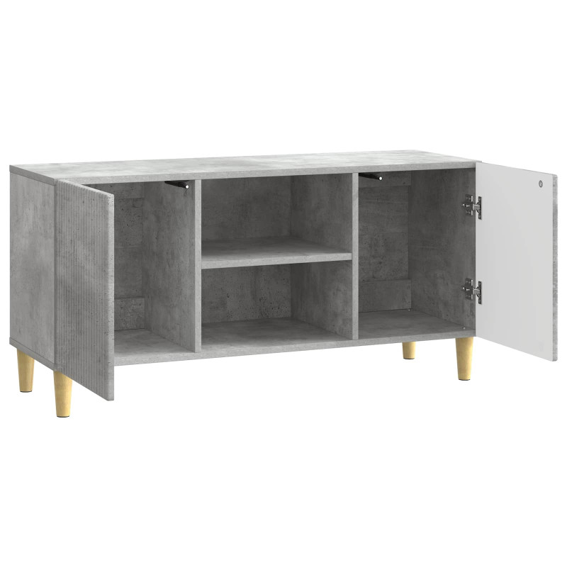 Szafka pod telewizor Betonowy szary 102 x 34,5 x 50 cm
