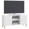 Szafka pod telewizor Biały wysoki połysk 102 x 34,5 x 50 cm