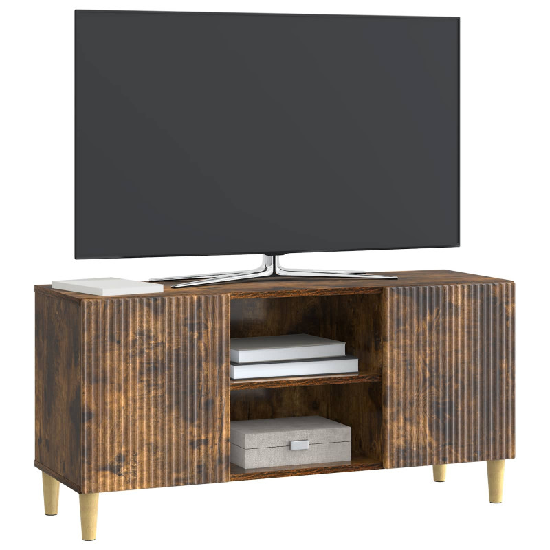 Szafka pod telewizor Dąb wędzony 102 x 34,5 x 50 cm