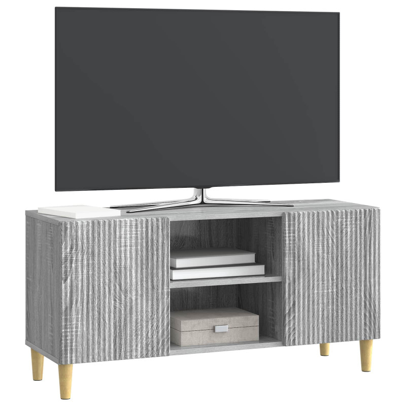 Szafka pod telewizor Szary Sonoma 102 x 34,5 x 50 cm