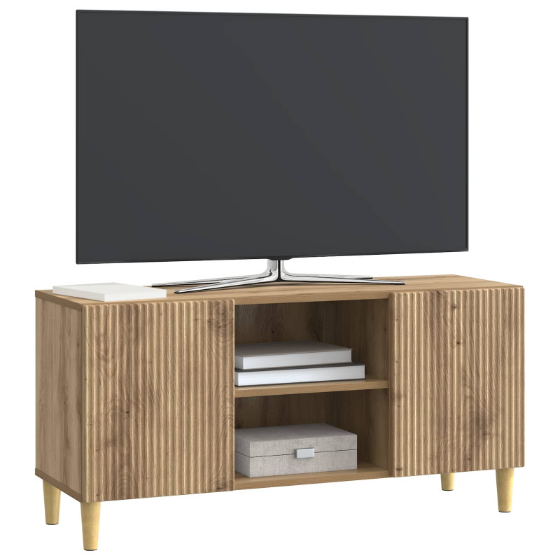 Szafka pod telewizor Dąb artisan 102 x 34,5 x 50 cm