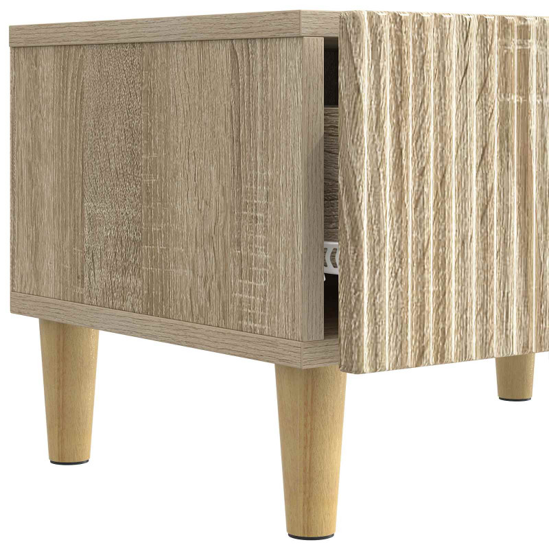 Szafka pod telewizor z szufladą dąb Sonoma 147 x 34,5 x 30 cm