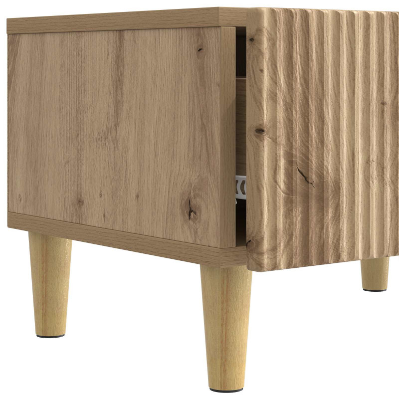 Szafka pod telewizor z szufladą Dąb artisan 147 x 34,5 x 30 cm
