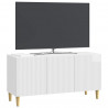 Szafka pod telewizor Biały wysoki połysk 99 x 34,5 x 50 cm