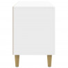 Szafka pod telewizor Biały wysoki połysk 99 x 34,5 x 50 cm