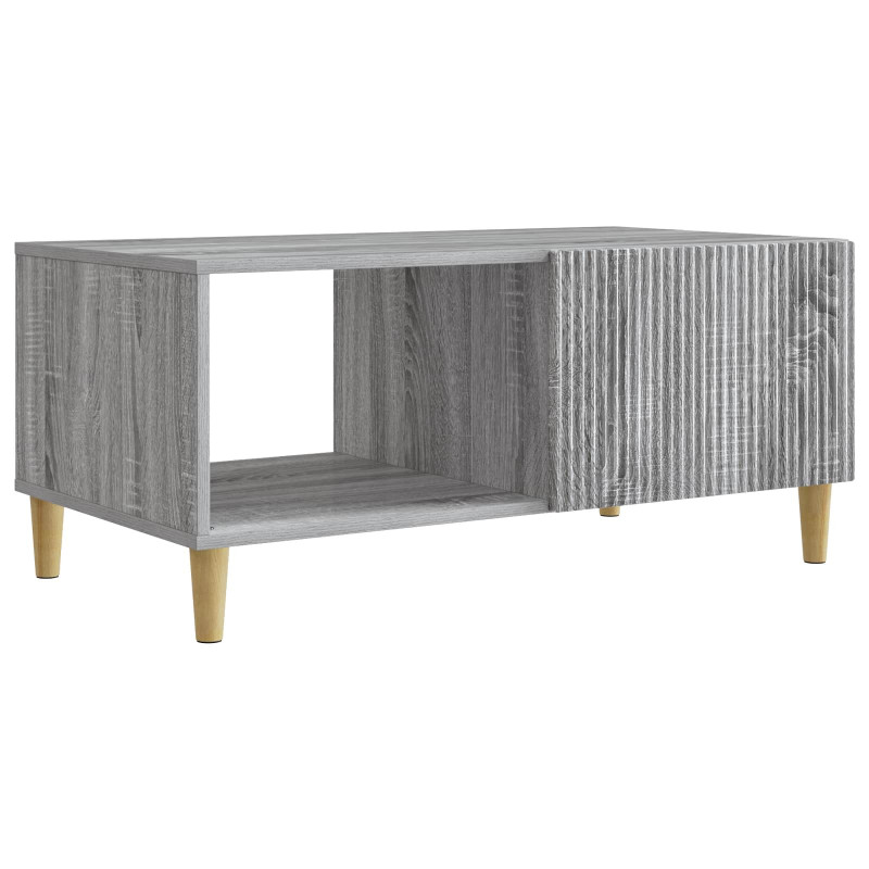 Stolik kawowy Szary Sonoma 90 x 50 x 40 cm Drewno inżynieryjne