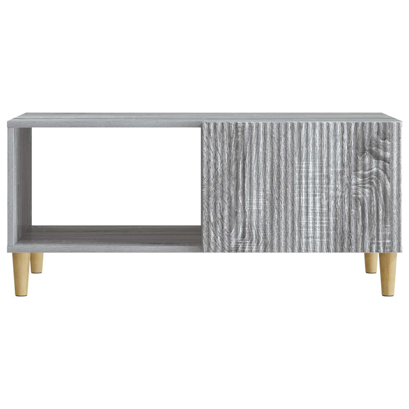 Stolik kawowy Szary Sonoma 90 x 50 x 40 cm Drewno inżynieryjne