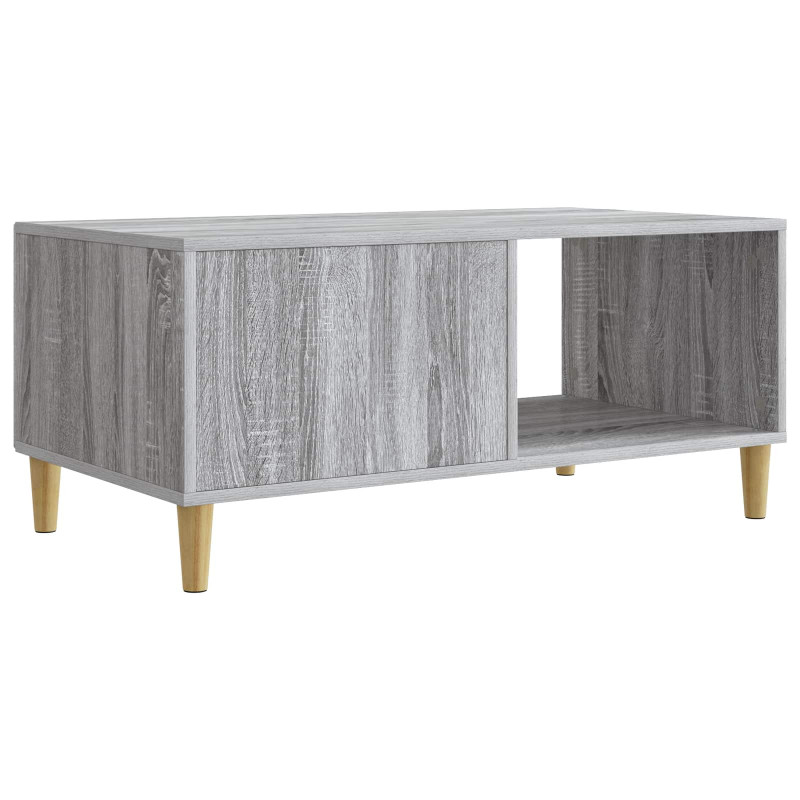 Stolik kawowy Szary Sonoma 90 x 50 x 40 cm Drewno inżynieryjne