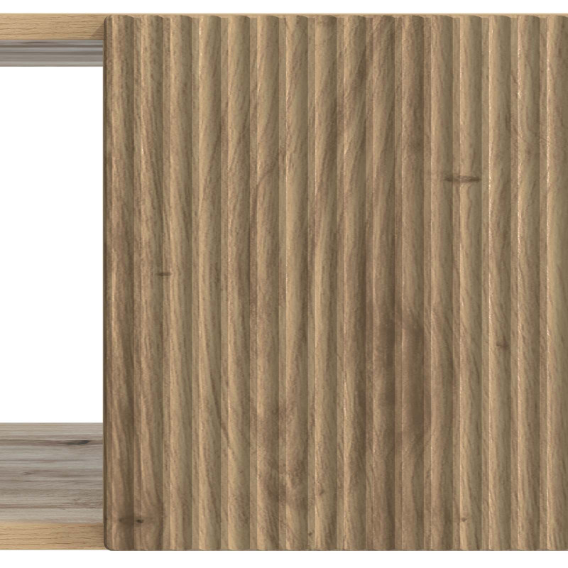 Stolik kawowy Dąb artisan 90 x 50 x 40 cm Drewno inżynieryjne