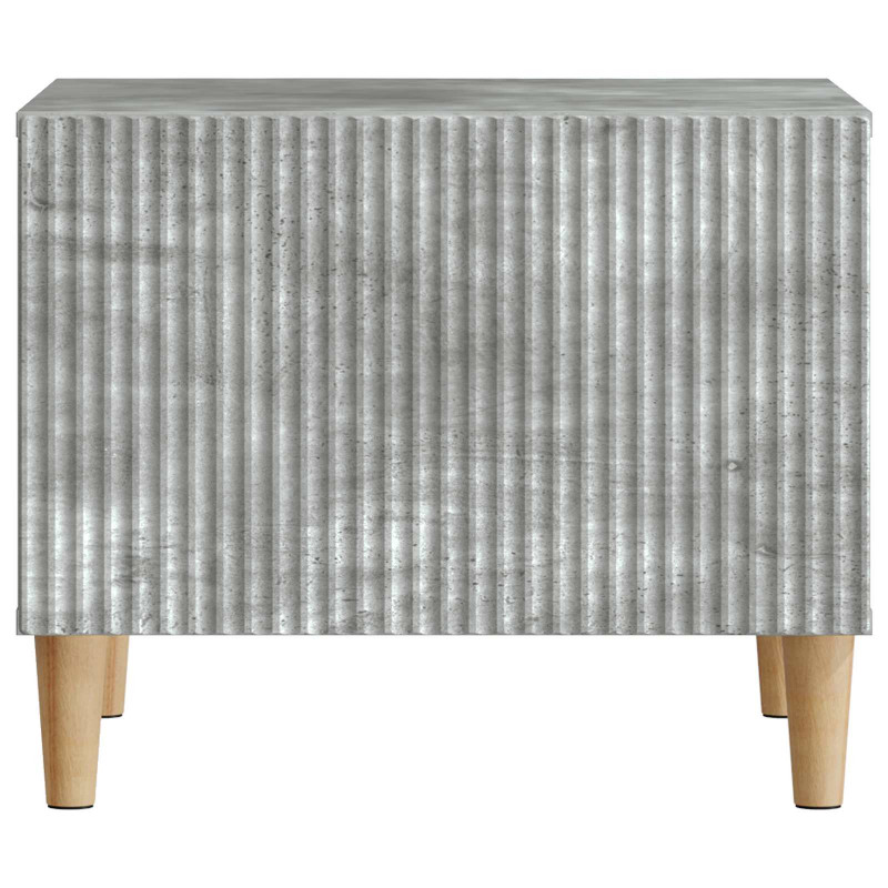 Stolik kawowy z szufladą Betonowy szary 49 x 50 x 40 cm