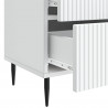 Szafka Nocna z szufladą 2 pcs Biały 43 x 34,5 x 47,5 cm