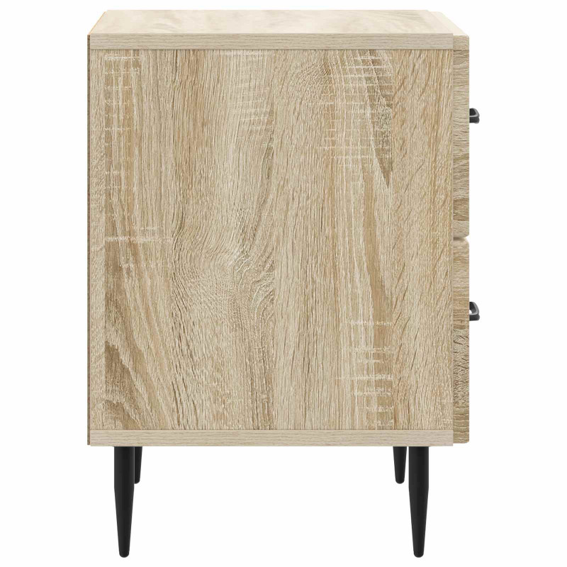 Szafka Nocna dąb Sonoma 43 x 34,5 x 47,5 cm Drewno inżynieryjne