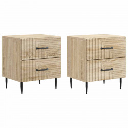 Szafka Nocna z szufladą 2 pcs dąb Sonoma 43 x 34,5 x 47,5 cm