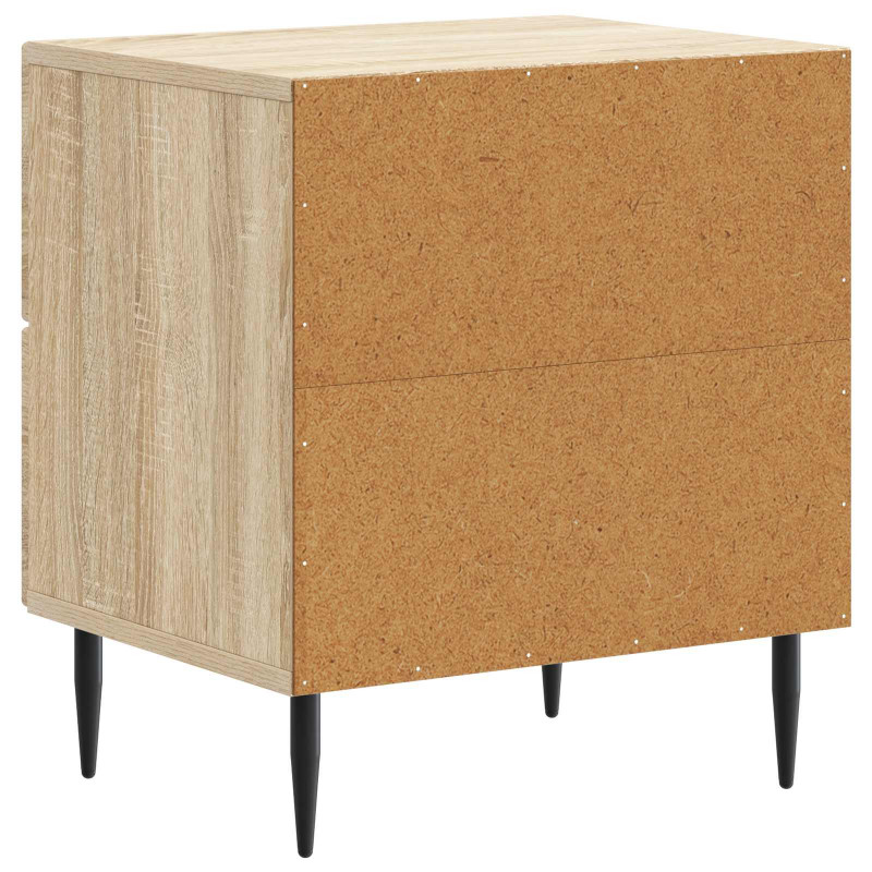 Szafka Nocna z szufladą 2 pcs dąb Sonoma 43 x 34,5 x 47,5 cm