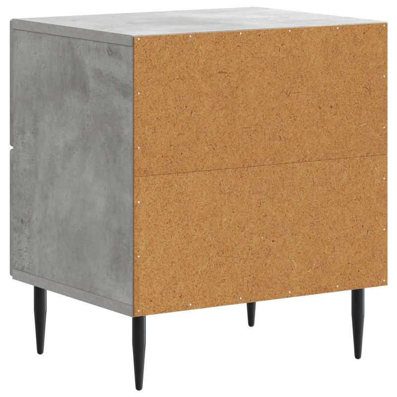 Szafka Nocna z szufladą Betonowy szary 43 x 34,5 x 47,5 cm