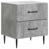Szafka Nocna 2 pcs Betonowy szary 43 x 34,5 x 47,5 cm