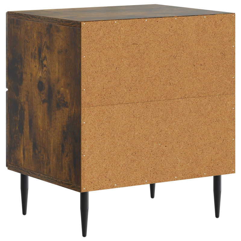 Szafka Nocna z szufladą 2 pcs Dąb wędzony 43 x 34,5 x 47,5 cm
