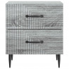 Szafka Nocna z szufladą 2 pcs Szary Sonoma 43 x 34,5 x 47,5 cm