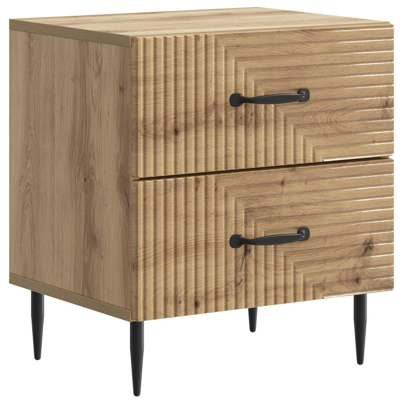 Szafka Nocna z szufladą 2 pcs Dąb artisan 43 x 34,5 x 47,5 cm
