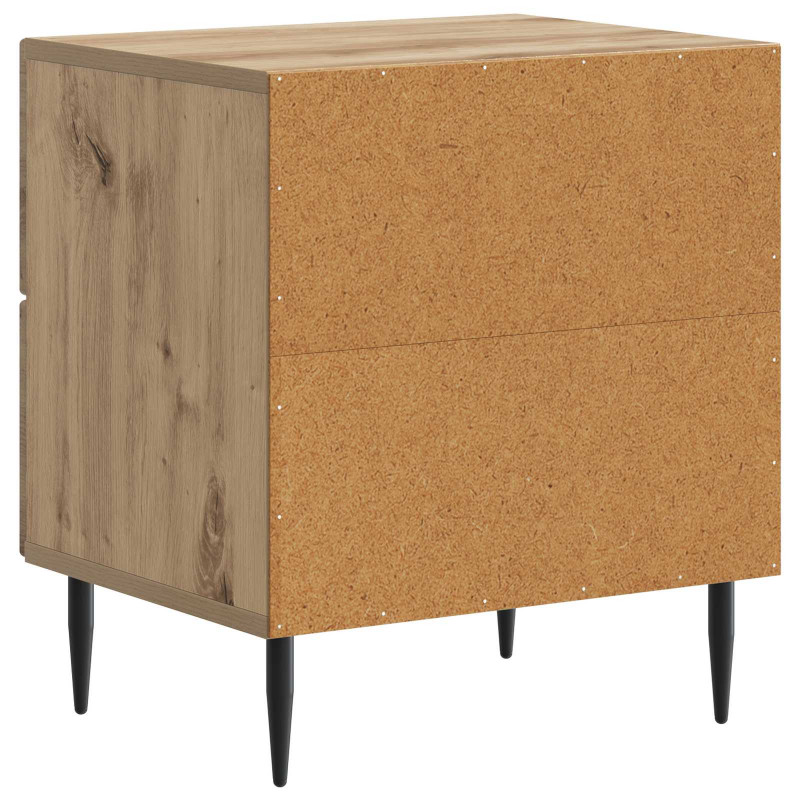 Szafka Nocna z szufladą 2 pcs Dąb artisan 43 x 34,5 x 47,5 cm