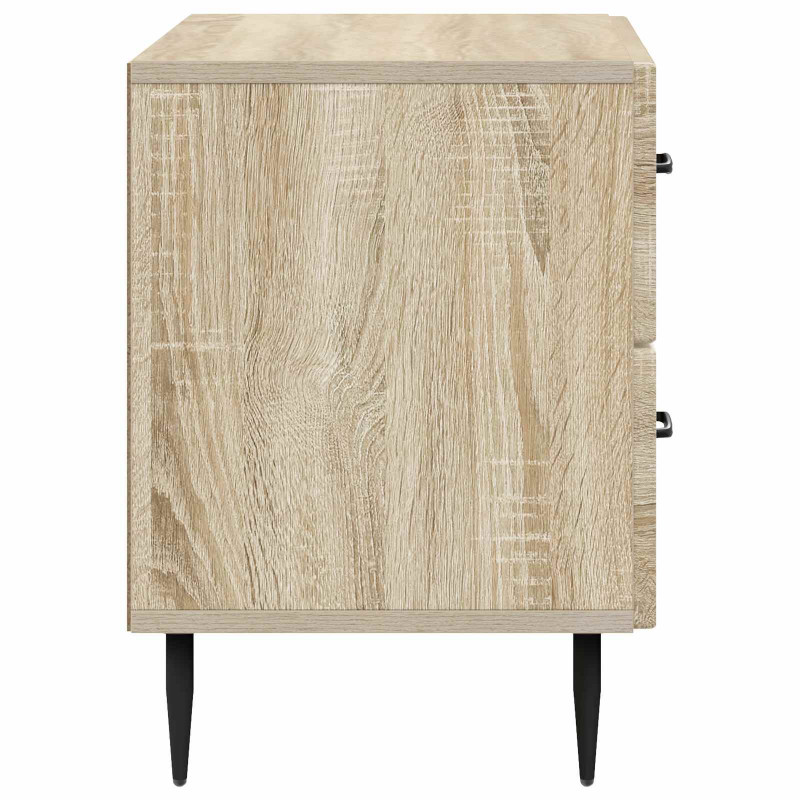 Szafka Nocna dąb Sonoma 62 x 34,5 x 47,5 cm Drewno inżynieryjne