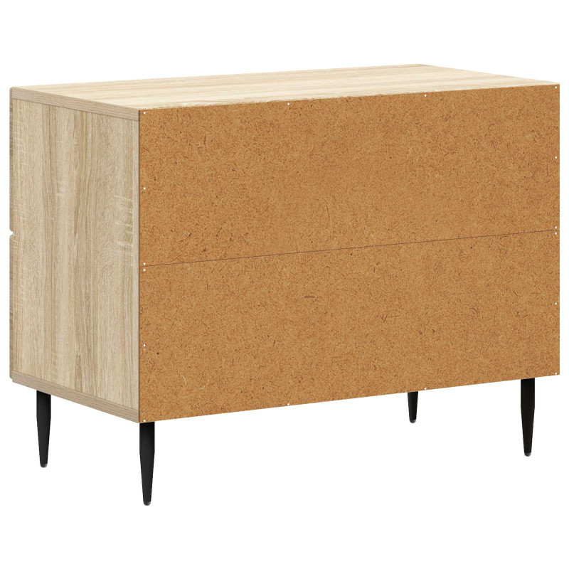Szafka Nocna dąb Sonoma 62 x 34,5 x 47,5 cm Drewno inżynieryjne