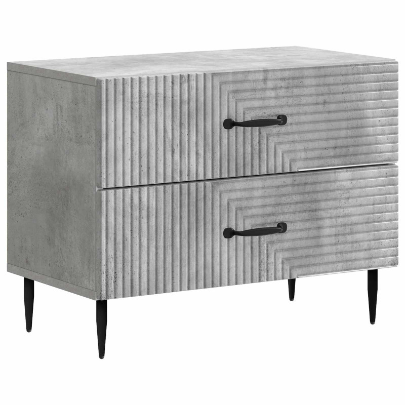 Szafka Nocna z szufladą Betonowy szary 62 x 34,5 x 47,5 cm