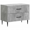 Szafka Nocna z szufladą Betonowy szary 62 x 34,5 x 47,5 cm