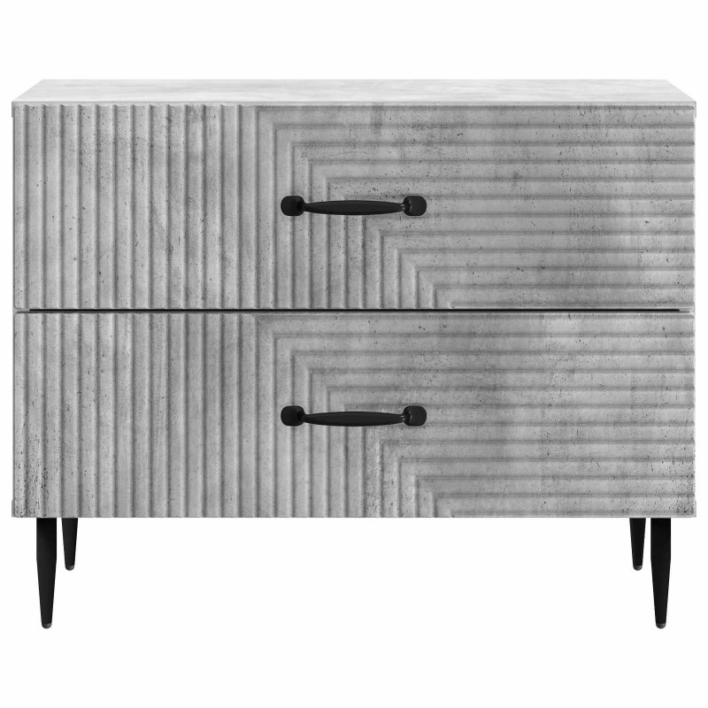 Szafka Nocna z szufladą Betonowy szary 62 x 34,5 x 47,5 cm