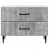 Szafka Nocna z szufladą Betonowy szary 62 x 34,5 x 47,5 cm