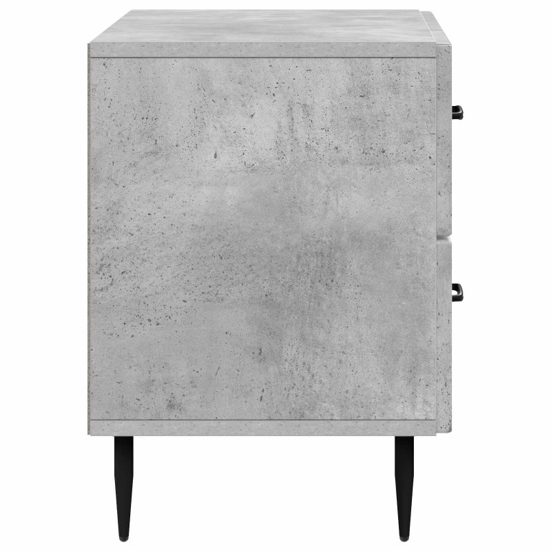 Szafka Nocna z szufladą Betonowy szary 62 x 34,5 x 47,5 cm