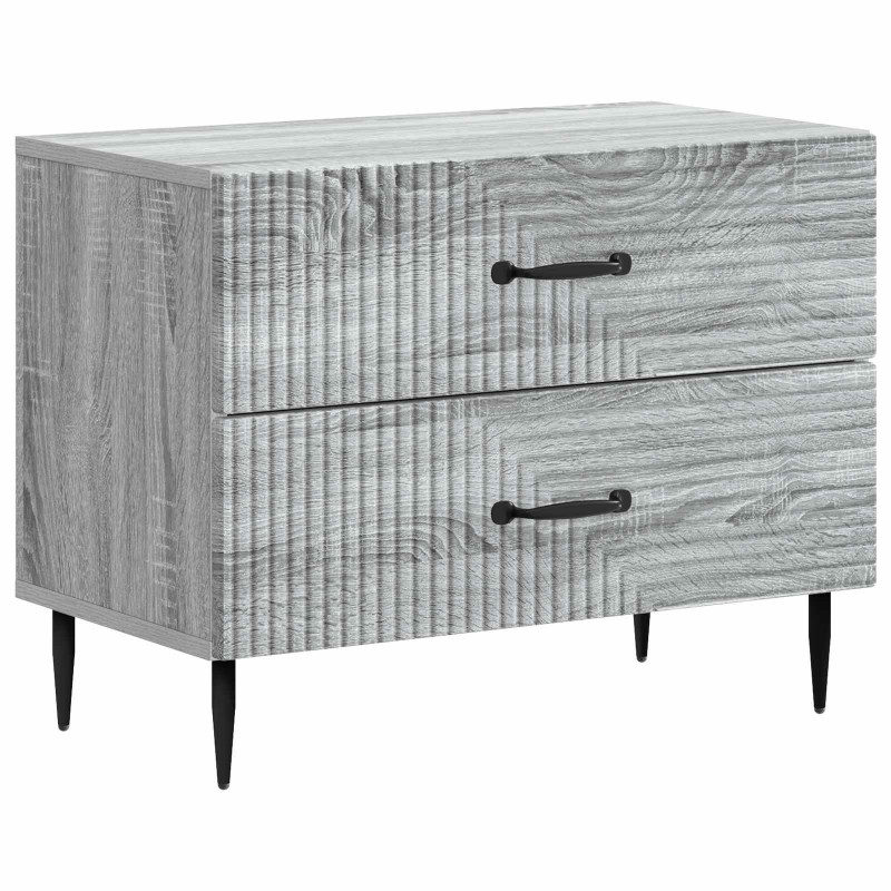 Szafka Nocna z szufladą Szary Sonoma 62 x 34,5 x 47,5 cm