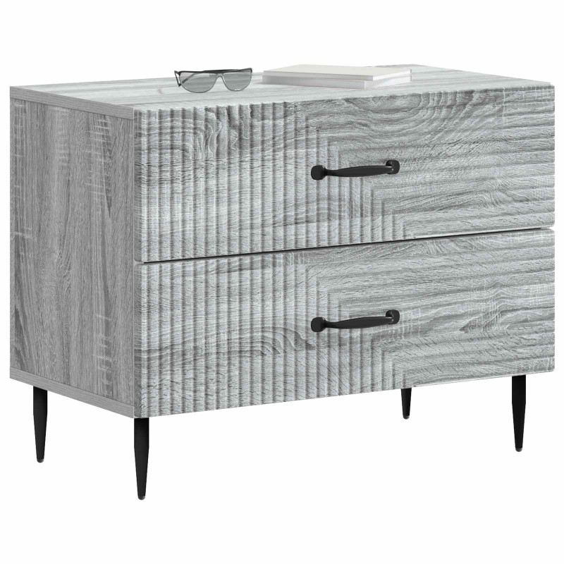 Szafka Nocna z szufladą Szary Sonoma 62 x 34,5 x 47,5 cm
