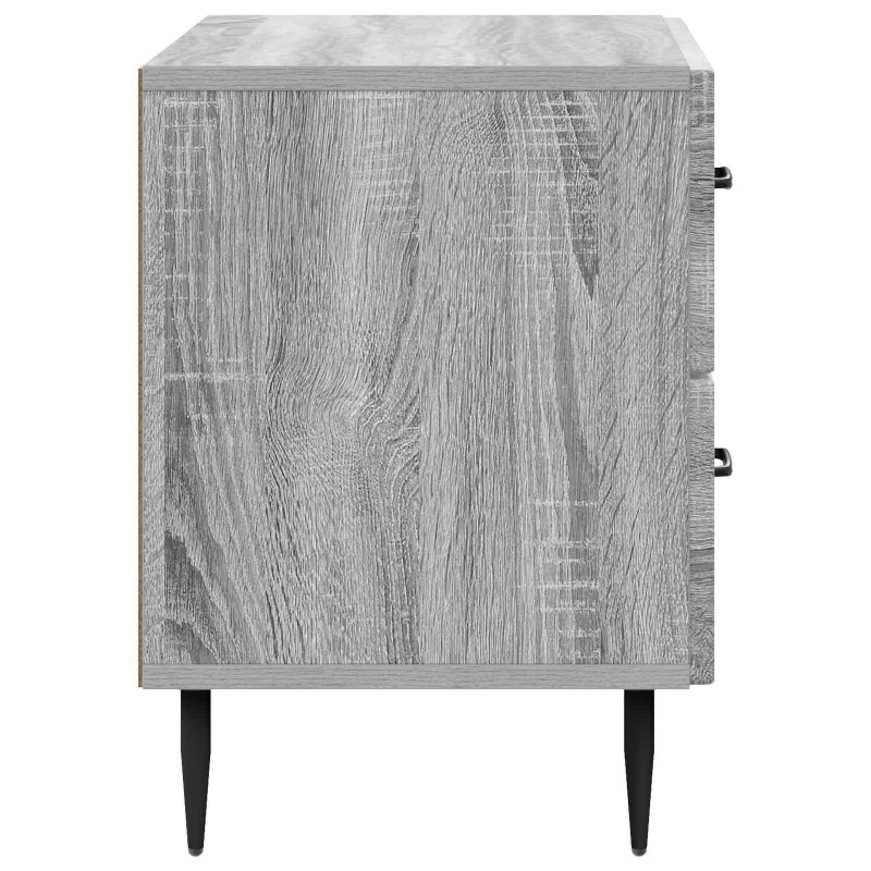Szafka Nocna z szufladą Szary Sonoma 62 x 34,5 x 47,5 cm